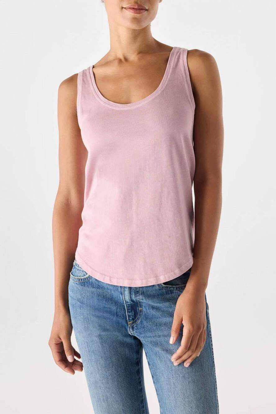 NEW AMO muse tank top in rosestone